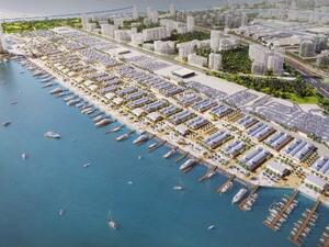 Nakheel Deira Islands Night Market marina