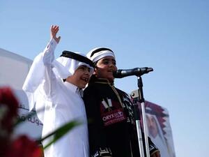 Qatar Academy Al Wakra students singing patriotic songs during their National Day celebrations