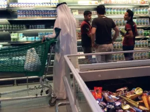 The country is working to double local production of food items within a year of the beginning of the blockade. (AFP)