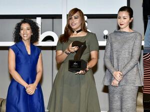 Senior Officer Publish Relations Hessa Al-Najadah with Al-Shaikha Al-Zain Al-Sabah & Nuqat Founder Hessa Al-Humadhi