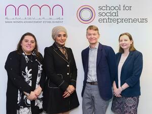 The programme is a partnership between Badiri Education and Development, one of NAMA Women Advancement Establishment’s (NAMA) entities, and the UK-based School for Social Entrepreneurs (SSE). 