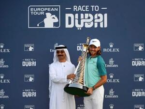 Congratulations to Jon Rahm, winner of DP World Tour, and Tommy Fleetwood, winner of Race to Dubai! (AFP)