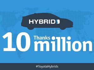 Worldwide sales of Toyota hybrids surpass 10 million units