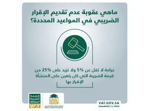 عقوبة عدم الإقرار الضريبي.