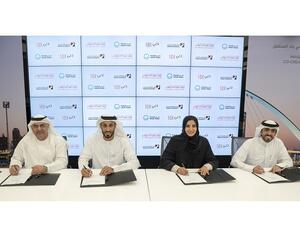 During the signing ceremony
