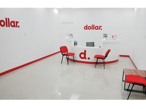 A full service counter at dollar branch in Jafza.