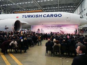 Boeing and Turkish Airlines today celebrated the delivery of the airline's first 777 Freighter, the world's longest-range twin-engine freighter. 