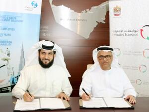 During the signing ceremony