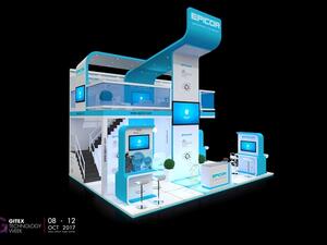 Rendering of Epicor GITEX 2017 booth