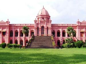 Ahsan Manzil, or the Pink Palace, which houses a museum, is one of the most prominent sights to visit in Dhaka