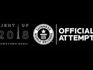 The #LightUp2018 event can be followed live on Twitter at live.twitter.com/MyDubaiNewYear and on @MyDowntownDubai. #MyDubaiNewYear 