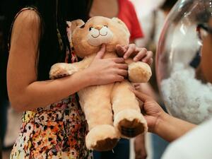 Receive a build a bear voucher for donating to families in need on June 16.