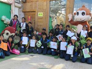 Emirates Park Zoo and Resort showed its backing of World Monkey Day by holding a series of events for children. 