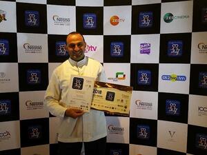 Mousa Mohamed has won the title at the Middle East Hozpitality Chef Excellence Awards 2018.