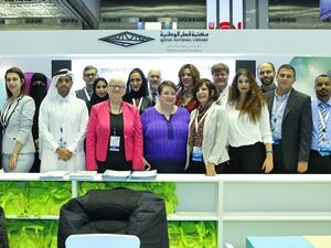 Qatar National Library staff at the 26th Doha International Book Fair