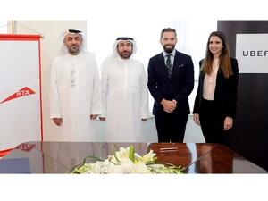 RTA's Dubai Taxi Corporation (DTC) recently signed an agreement with Uber, a global provider of passenger transport services, enabling the booking of DTC limousines through Uber App. (KT)