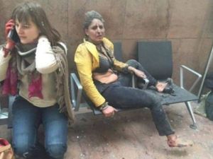 قتلى وجرحى واخلاء مطار بروكسل عقب  انفجارين