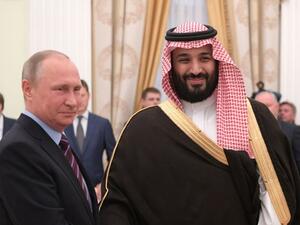 Russian President Vladimir Putin (L) with Saudi Deputy Crown Prince Mohammad Bin Salman in Moscow, on May 30, 2017. (Sputnik) Russian President Vladimir Putin (L) with Saudi Deputy Crown Prince Mohammad Bin Salman in Moscow, on May 30, 2017. (Sputnik)
