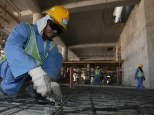 The University of Lausanne report assessed the level of adherence of the Qatari regulations to the ILO principles on labour conditions. (File photo)