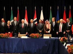 أول اجتماع يضم آل ثاني والجبير وشكري منذ بدء الأزمة الخليجية