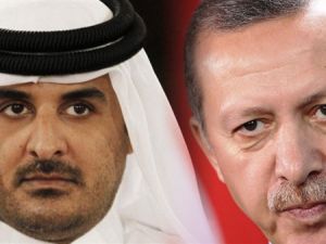 الرئيس التركي رجب طيب أردوغان وأمير قطر، تميم بن حمد بن خليفة آل ثاني