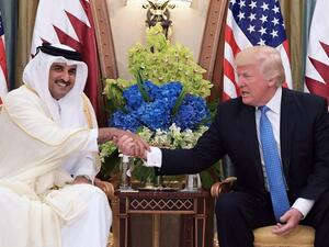 صرح ترامب عدة تصريحات مؤيدة لقطر مؤخرا