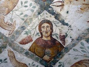 A fresco at Quseir Amra desert castle near the capital Amman. (Pixabay) A fresco at Quseir Amra desert castle near the capital Amman. (Pixabay)