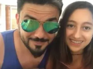 محمد الترك برفقة رشا البكوري