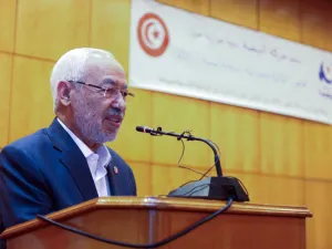 رئيس حركة النهضة الإسلامية في تونس، راشد الغنوشي