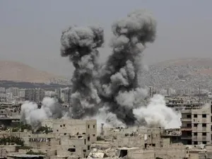 The Observatory reported at least 64 civilians were killed in US-led airstrikes in May. (AFP/File)