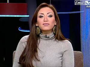 Suspended presenter Riham Saeed is returning to our TV screens. (File photo)
