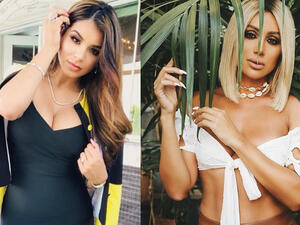 "I would rather stay straight" Al Faqih said while laughing and addressing Maya Diab (Source: rimafakih - mayadiab - Instagram)