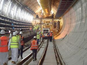 Saudi Arabia wants to nationalize jobs in Riyadh Metro by qualifying young Saudis to handle technical jobs. (Ahmed Farwan/ AFP) Saudi Arabia wants to nationalize jobs in Riyadh Metro by qualifying young Saudis to handle technical jobs. (Ahmed Farwan/ AFP)