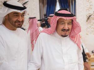 محمد بن زايد يعلن وقوفه مع السعودية "قلبا وقالبا"
