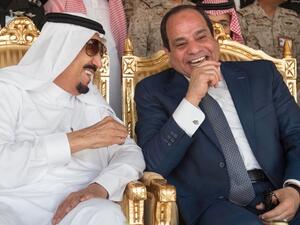 العاهل السعودي والرئيس المصري 