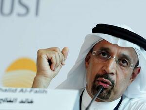 Saudi Minister of Energy, Industry and Mineral Resources, and chairman of Saudi Aramco Khalid Al-Falih. (AFP) Saudi Minister of Energy, Industry and Mineral Resources, and chairman of Saudi Aramco Khalid Al-Falih. (AFP)