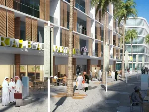 The new project will stretch 3.3 km along Sharjah Beach Road, featuring food trucks, art spaces, public squares, changing rooms, prayer ares, water sports, and parks. (Courtesy of Place Dynamix)