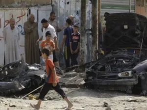 انفجار ضخم قرب المنطقة الخضراء في بغداد