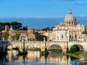 Rome Skyline with Vatican St Peter Basilica of Vatican (Shutterstock)