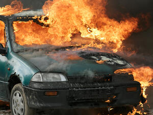 The woman was caught on camera setting fire to the petrol pump in Jerusalem. (Shutterstock/File)