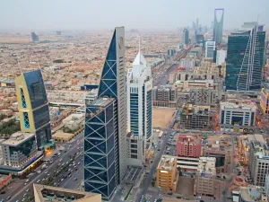 Aerial view of Riyadh downtown (Shutterstock)