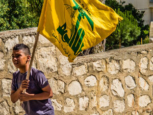 Hezbollah's young supporter (Shutterstock)