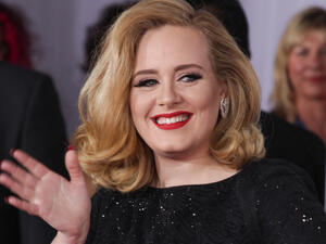 The 'Hello' hitmaker Adele used her birthday post online to reveal she absolutely "adores" Childish Gambino (Source: DFree / Shutterstock)