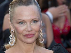 Pamela Anderson thinks her son Brandon is "more of an adult" than her ex-husband Tommy Lee. (Source:  Featureflash Photo Agency / Shutterstock)
