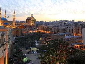 Downtown Beirut Skyline at Sunset. (Shutterstock/ File)