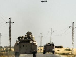 Egyptian security forces in Sinai. (AFP/ File)