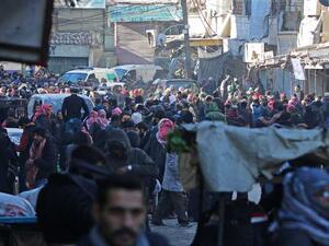  إجلاء ما يقرب من 8000 مدني من حلب