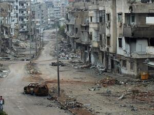 حمص تعاني من الدمار جراء قصف النظام السوري وروسيا