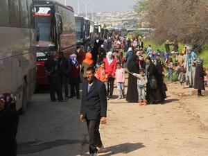 انتهاء عملية الإخلاء في المناطق الأربع بسوريا