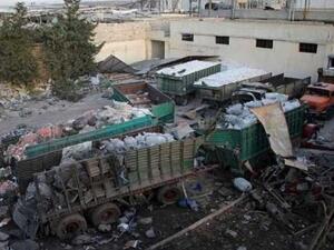 ضرب قافلة مساعدات في سوريا